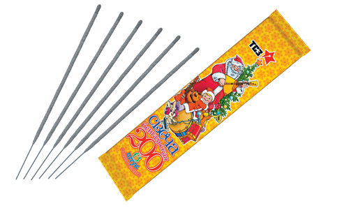  Бенгальские свечи 6 шт 200 мм в пакете  в Набережных Челнах